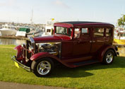 Classic car in Ilwaco, WA